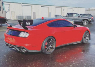 Mackin Street Customs - Custom Modifications - GT500 Victor Racing rear wing upgrade with new deck lid and active GPS rear wing 2