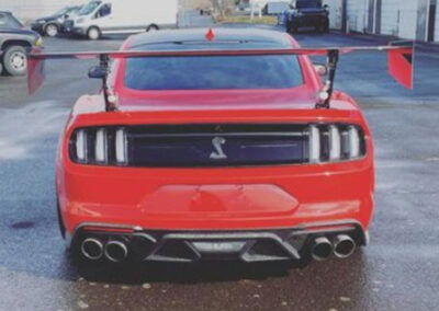 Mackin Street Customs - Custom Modifications - GT500 Victor Racing rear wing upgrade with new deck lid and active GPS rear wing 5