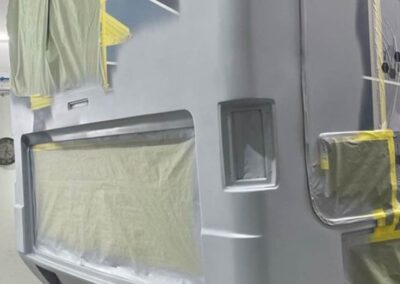 Mackin Street Customs – Minor Collision RV Repair – Holiday Rambler Imperial RV – after 1