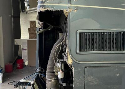 Mackin Street Customs – Minor Collision RV Repair – Holiday Rambler Imperial RV – before 2