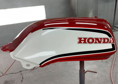Mackin Street Customs - Minor Collision Repair - Vintage Honda gas tank - after 3