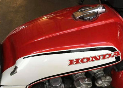 Mackin Street Customs - Minor Collision Repair - Vintage Honda gas tank - before 2